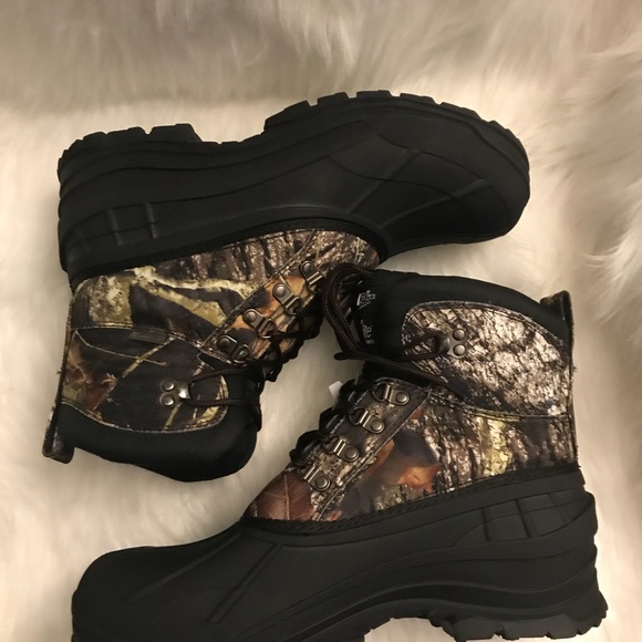 Men\'s Camouflage Waterproof Leather synthetic Boots main image 4